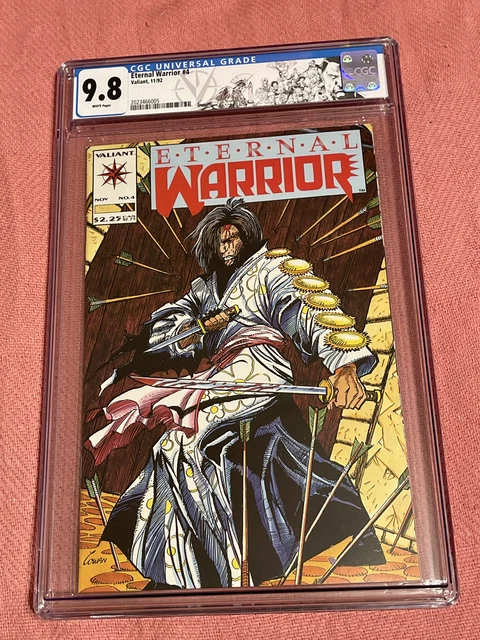 Eternal Warrior #4 CGC 9.8, 1st app. Bloodshot (cameo), Valiant, Custom Label!