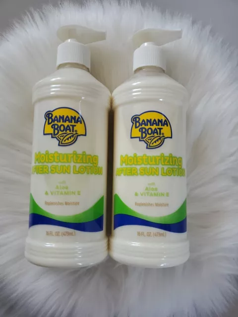 BANANA BOAT 2Pk Moisturizing After Sun Lotion w/Aloe & Vitamin E 16 fl oz