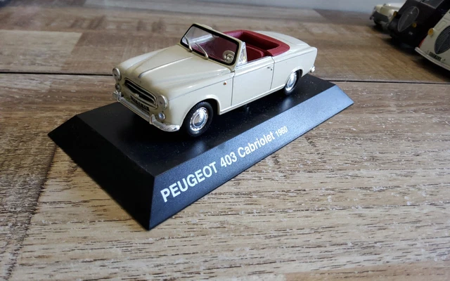 Miniature Norev Peugeot 403 Berline 1966 - Échelle 1/43 - Bon État Avec Boîte - Réf. A27