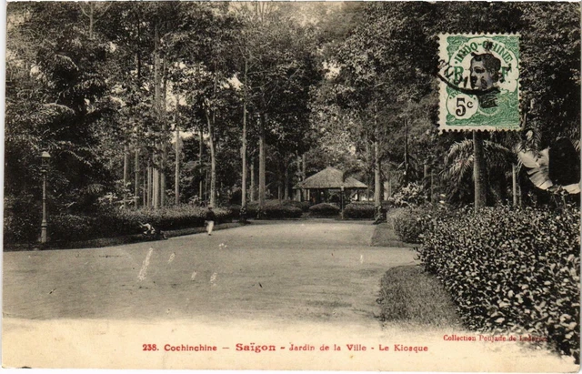 CPA AK VIETNAM - Cochinchine - Saigon - Jardin de la Ville (94455)