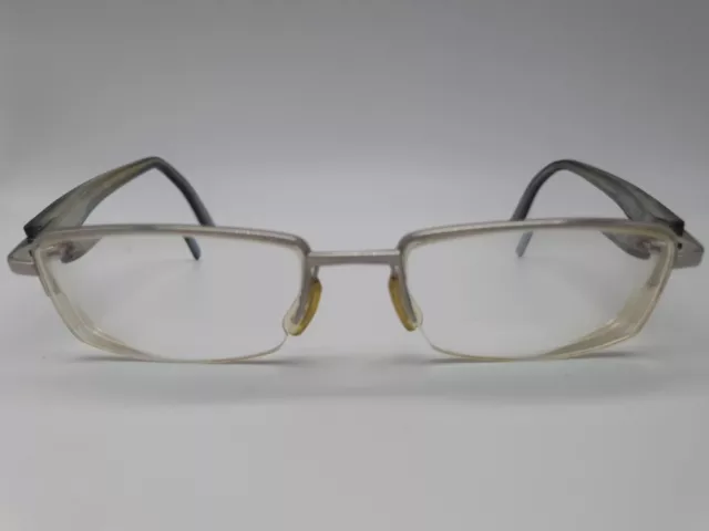 TAG HEUER TH 8201 001 eyeglasses Glasses Frame - Silver / Grey