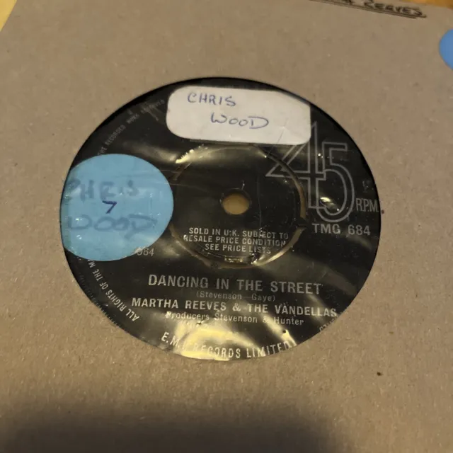 Martha Reeves & The Vandellas Dancing In The Street -Quicksand -Vinyl -7"