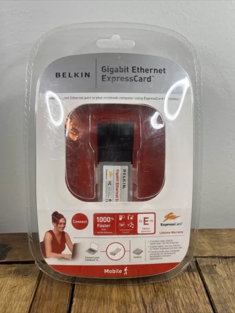 Belkin Gigabit Ethernet ExpressCard Brand New In Box