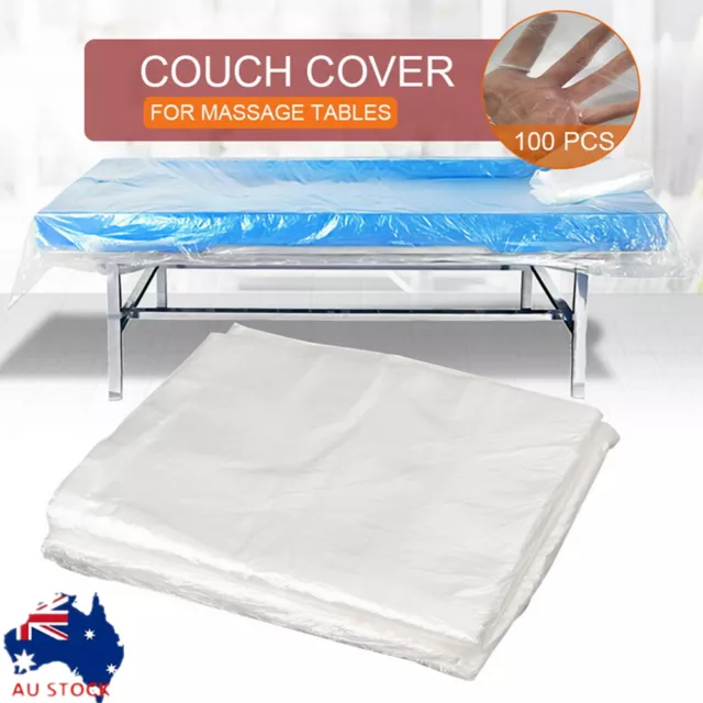 100 Pieces Disposable Bed Sheet Waterproof Massage Beauty SPA Salon Table Cover