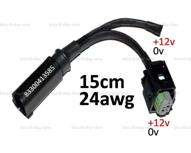 BMW Accessory Y Cable 83300413585 15cm/24awg/2p - R1200 R1250 GS RT RS S1000 XR