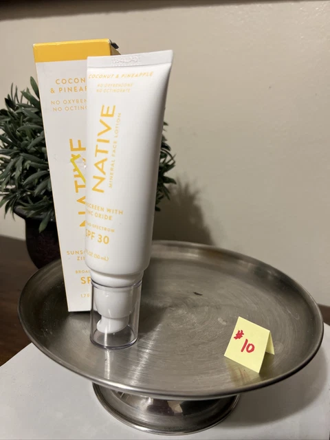 Native Coconut & Pineapple Mineral Sunscreen Lotion  SPF 30 - 1.7 fl oz w/Zinc