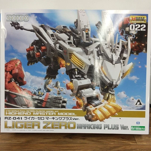 Kotobukiya Zoids 1/72 HMM Liger Zero marking plus Ver Length approx. RZ-041 New