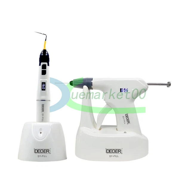Dental Cordless Obturation Gutta Percha Endo Gun Pen Tips Set Filler Endodontics