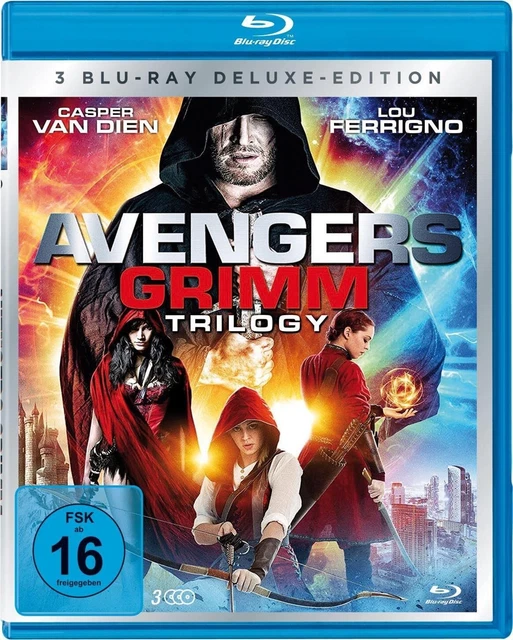 AVENGERS GRIMM 1-3 Trilogy Deluxe-Collection (Blu-ray) Lou Ferrigno EUR ...