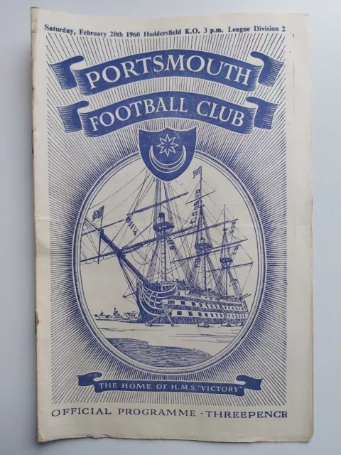 Portsmouth V. Hudderfsfield - 20.2.60