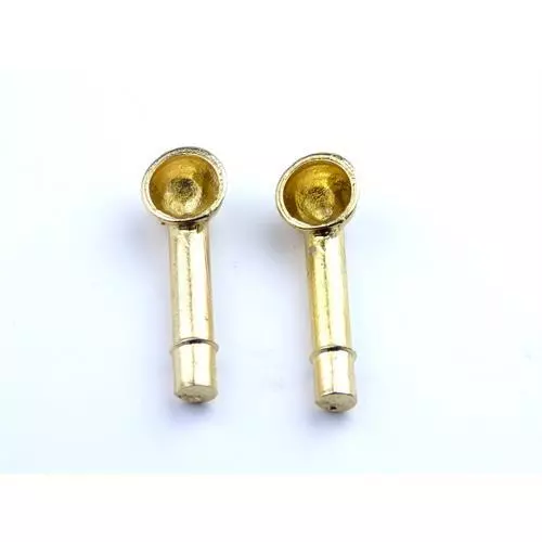 Aero Naut Brass Cowl Vents 10 x 25mm Vents Pack of 2 For Model Boats