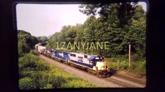 TTR03 TRAIN SLIDE Railroad MAIN Line CSXT 8415 ALLENTOWN PA 1995