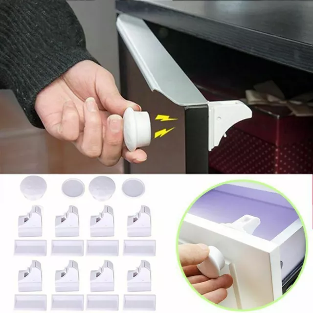 Magnetic Child Cabinet Door Lock Protection Baby Safety Drawer Children Security