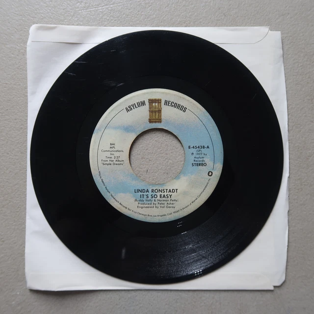 LINDA RONSTADT LO Siento Mi Vida/It's