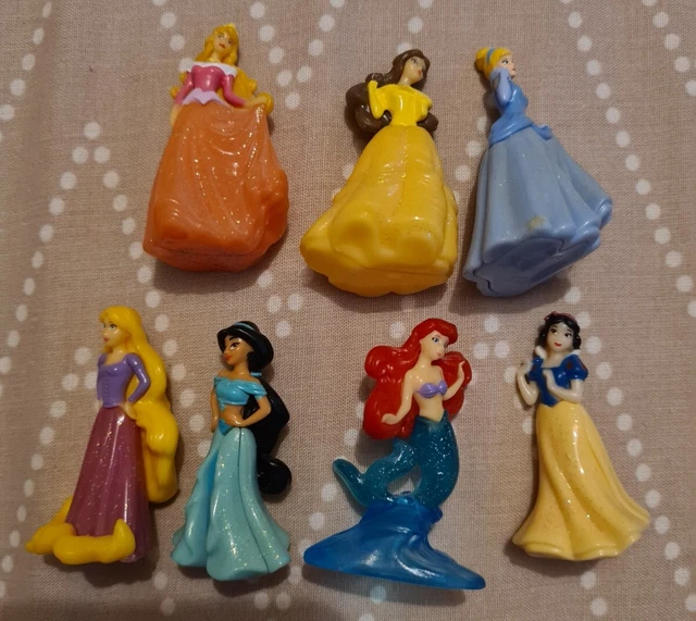 2014 DISNEY PRINCESS Kinder Suprise Limited Edition Toy Jasmine Aurora ...