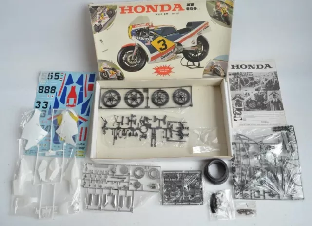 Vintage PROTAR Mod. 185 HONDA NS 500 c.c. 1/9 Authentic Scale Model Kit RARE