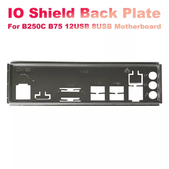 I/O Shield Back Plate for B250C B75 12USB B75 8USB Mining Motherboard IO8703