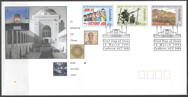 Australia - 1991 First Day Cover - In Memory Of Those Who Served