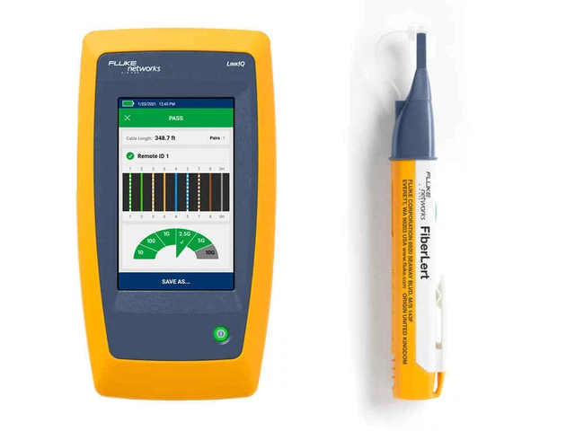 Fluke LinkIQ Kit 1 - Fluke LIQ-KIT LinkIQ Cable+Network Tester Kit and FIBERLERT