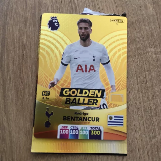 PANINI ADRENALYN XL Premier league 2324 2024 Rodrigo Bentancur Golden