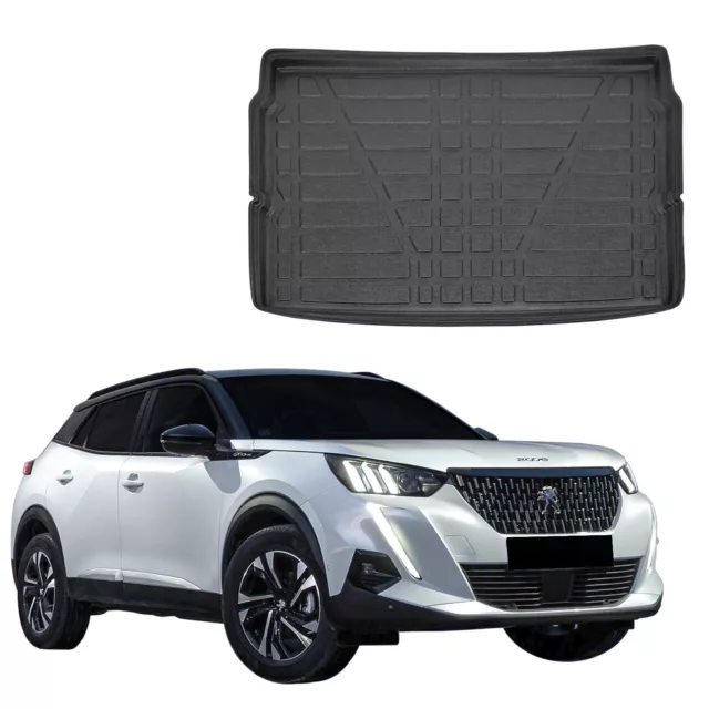 Tailored Boot tray liner car mat Heavy Duty for PEUGEOT 2008 Crossover 2019-up