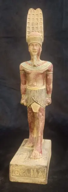 Ancient Egyptian Antiques God of the Sun Amun-Ra Statue Egyptian Pharaonic BC