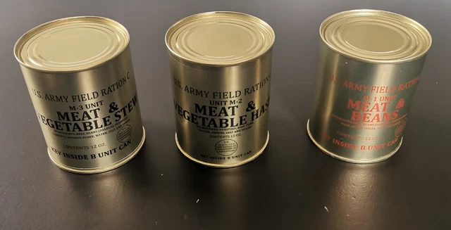 LOT 3 RATIONS C pleine US WW2 reproduction EUR 36,00 - PicClick FR