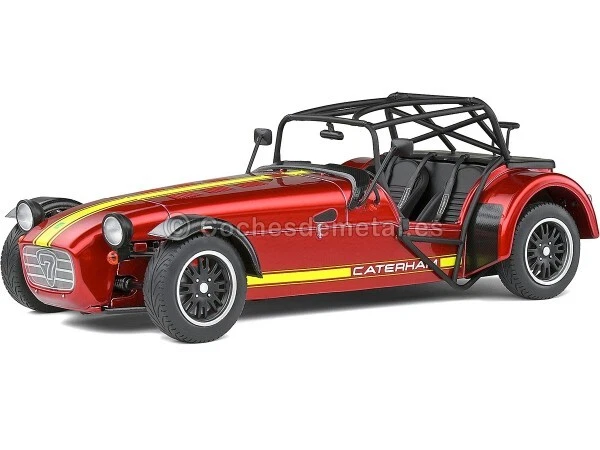 2014 Caterham Seven 275R Academy Rojo Metalizado 1:18 Solido S1801804
