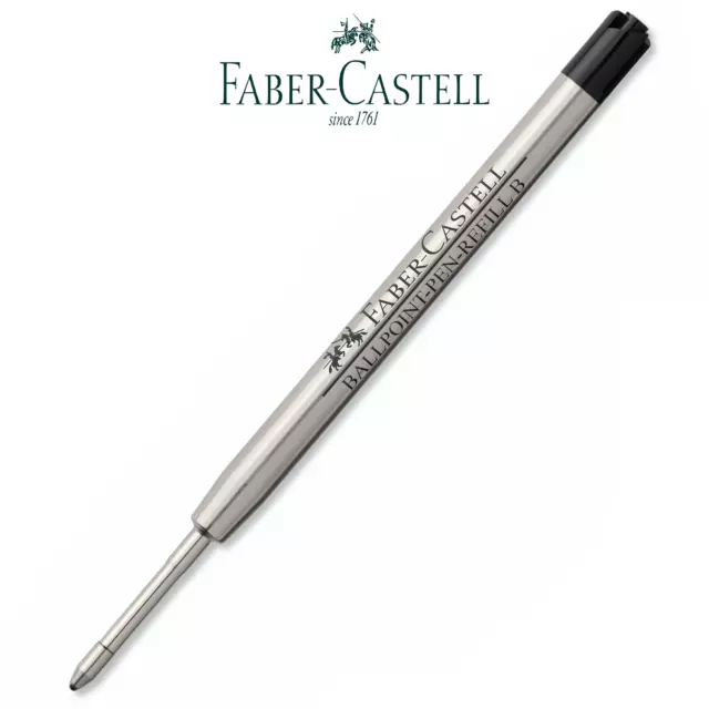 Faber-Castell Recarga Grande Bolígrafo Mine A Negro