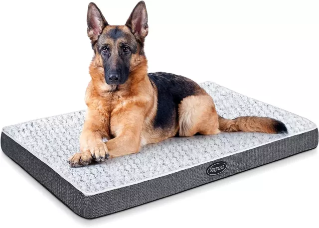 Orthopedic Dog Bed Medium Large Memory Foam Pet Sofa Cushion Removable Cover