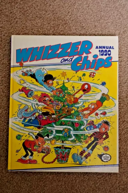 Whizzer And Chips Annual 1990- Comic Book Annual - Very Good Condition