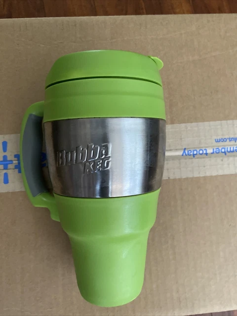 BUBBA KEG Travel Mug with Handle Insulated 34oz Green Silver