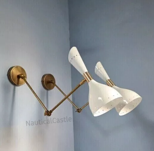 Wandleuchte 1950er Jahre Mid Century Italienische Diablo Wandleuchte Lampe...