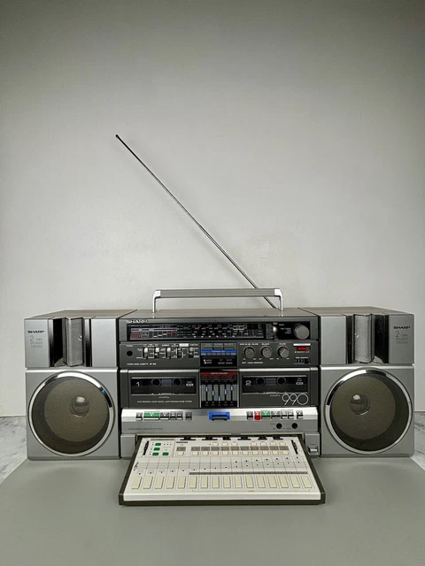 BOOMBOX GHETTOBLASTER SHARP GF-990G Cassette Player Radio Vintage EUR ...