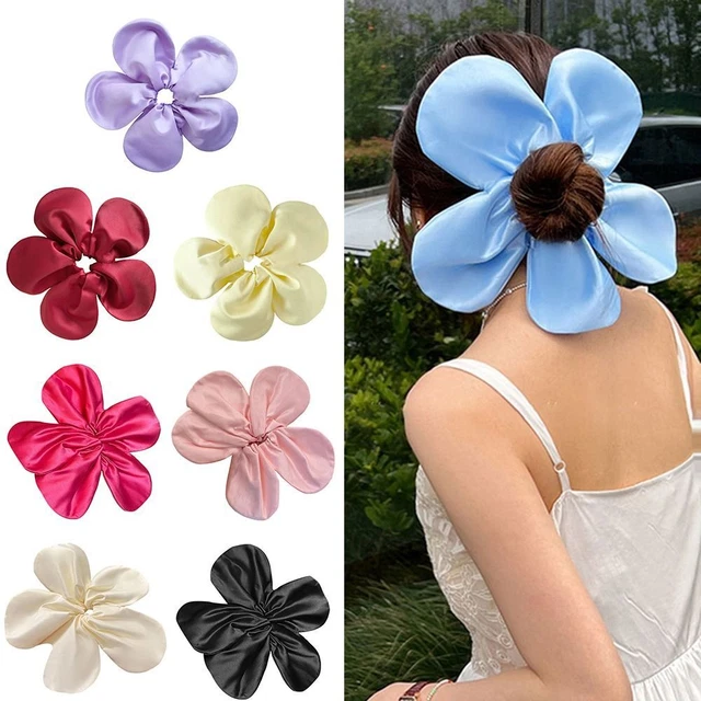 Accesorios tridimensionales para el cabello con flores diadema de tela círculo para el cabello niña