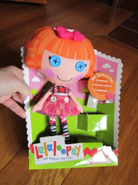 LALALOOPSY  Bea Spells-a-lot RARE Doll Soft Cloth 10" UNUSED (NO owl) FREE SHIP