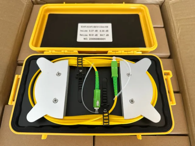 Fiber OTDR Fiber Optic Launch Box, Single Mode, 1000m SCAPC-SCAPC