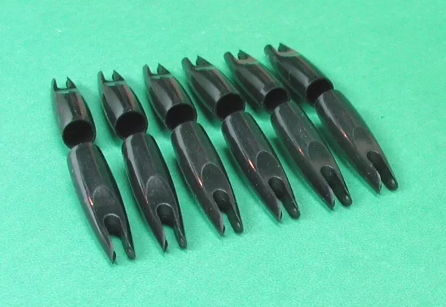 Bohning AFC 2400 Camo Carbon Arrow Replacement Nocks - Black - New Dozen