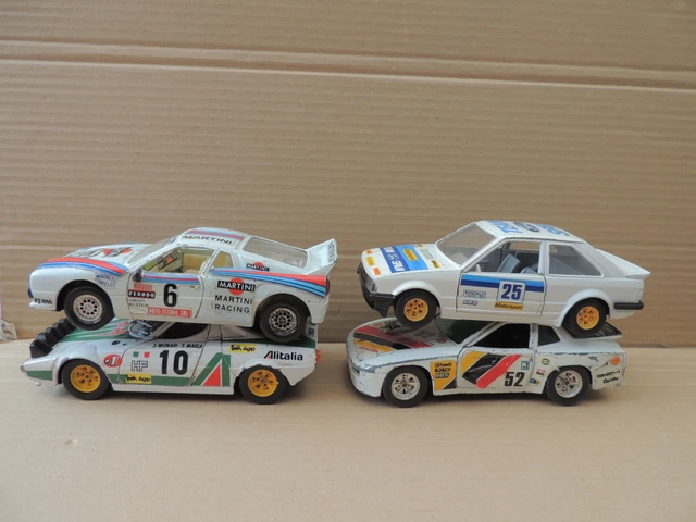 Lot De 8 Voitures F1 Burago 1/24 - Vintage Années 90 - Collection Ferrari