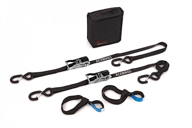 Acebikes Heavy Duty Ratchet Stowage Belt with CROCHET-S