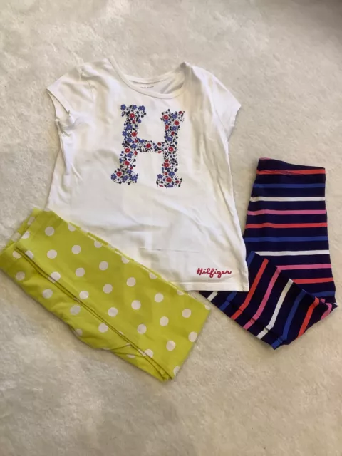 T-shirt e leggings per bambina Tommy Hilfiger taglia 8-10 anni