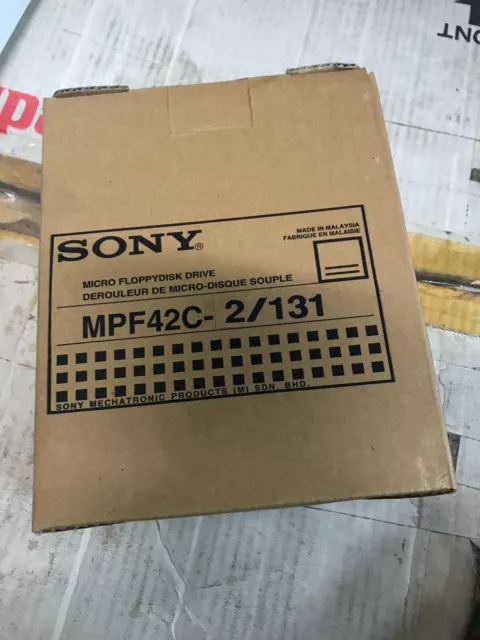 Raro Artículo Pc Vintinage Totalmente Nuevo Caja De Venta Sony Mpf42C-2 2Mb 3.5" Unidad De Disco