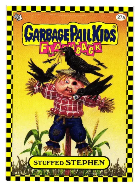 2010 Garbage Pail Kids Flashback Series 1 Pick Your Card Yellow Base Sticker Gpk