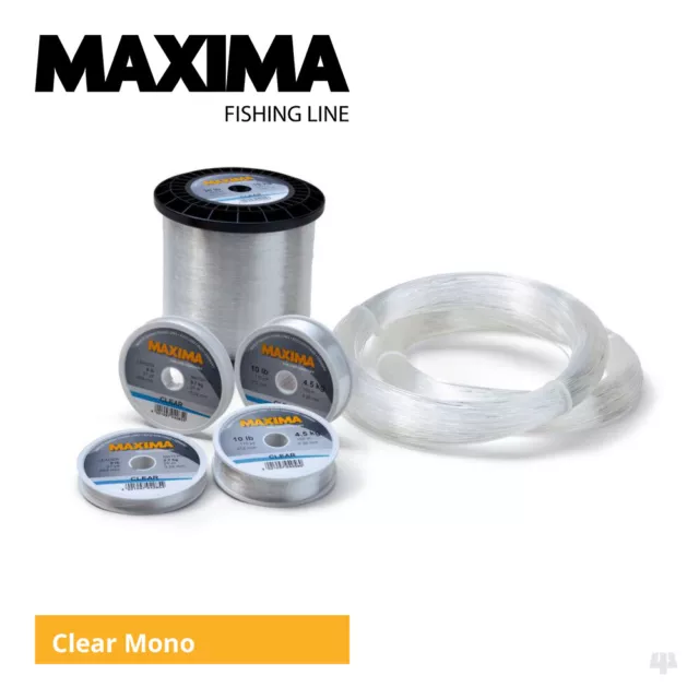 Maxima Clear Mainline - Carp Pike Cod Coarse Sea Fishing Monofilament Line