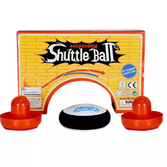 Air Hockey Pucks, Mini Electric Floating Hockey with 2 Air Hockey Strikers