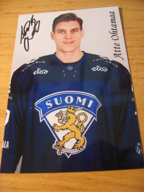 +++ Atte Ohtamaa - Olympic Gold Medal - Finland - SIGNED PHOTO - de