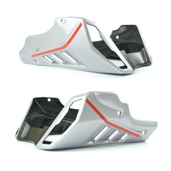 Ermax Belly Pan Lower Fairing Spoiler For Yamaha MT-10 (2019-2021) – Ice Fluo Red/Grey