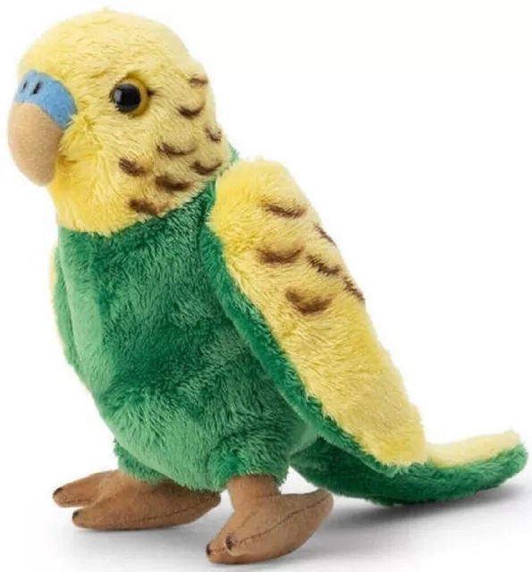 Animigos World Of Nature Budgie 17Cm - 38479 Plush Toy Plushy Cute Bird