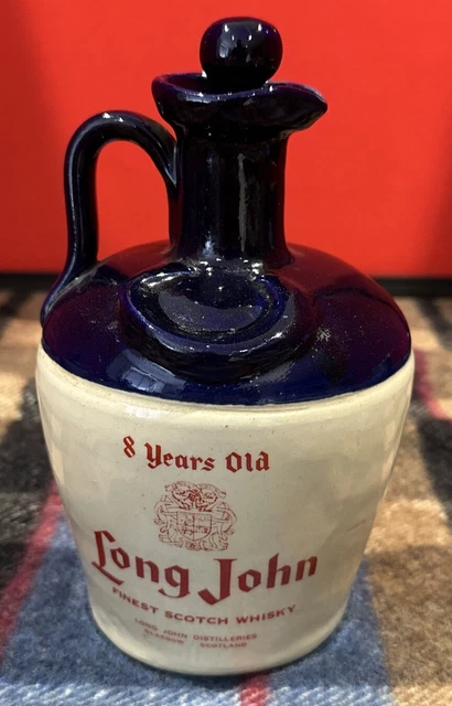 LONG JOHN 8 Year Old Scotch Whiskey Decanter With Stopper