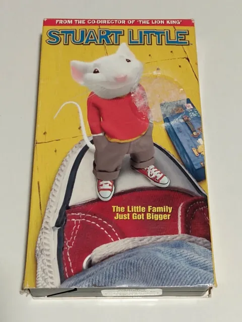 Stuart Little (VHS, 2000, Clamshell Case Closed Captioned) Good Condition